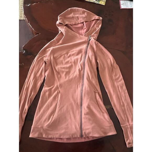 Lululemon Every Journey II Hoodie Sz 10 Jacket Rustic Coral W3DB5S Nulu - Picture 1 of 3